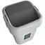 Мусорное ведро Motek на 8 л с поворотной крышкой 22.5х22.5х30 см Серый (COB-410)  - миниатюра 6