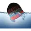 Шапка водонепроницаемая DexShell градиент оранжевая - миниатюра 3