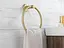 Тримач для рушника кільце Rea 332915B Mist 05 brushed gold REA-06905 Золотий - мініатюра 4
