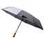 Зонтик Yiwu HP-23-8G автоматический складной 116 см с деревянной ручкой серый - миниатюра 1