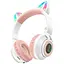Беспроводные Bluetooth наушники Borofone BO18 Cat Ear белый - миниатюра 1