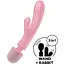 Вибратор для пар Satisfyer Triple Lover Pink: Тройная стимуляция управление через приложение розовый - миниатюра 3