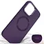 Чохол Epik TPU Bonbon Metal Style with MagSafe для Apple iPhone 14, 6.1 Фіолетовий/Dark Purple - мініатюра 5