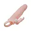 Насадка на пенис Baile Brave Men Vibro Penis Sleeve 17 см телесный - миниатюра 3