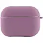Силиконовый футляр с микрофиброй для наушников Airpods 4 Лиловый / Lilac Pride - миниатюра 2