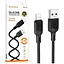 USB-кабель Borofone BX113 Silicone Lightning 1 м чорний - мініатюра 1