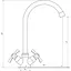 Смеситель для кухни Domino DK-H1-2N-GREEN - миниатюра 4