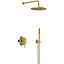 Душова система прихованого монтажу Kludi Bozz брашоване золото 38736N076 - мініатюра 1