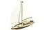 Дерев'яний конструктор Елітна Яхта 51 деталь - мініатюра 8