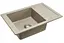 Кухонна мийка гранітна Rea Sten beige ZLE-00108 - мініатюра 1
