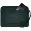 Кожаный чехол BlankNote для ноутбука на молнии с карманом и петлей на руку Зеленый - миниатюра 1