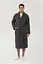 Халат махровый unisex Lotus Home - Basic New Line антрацит 3XL - миниатюра 4