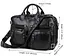 Універсальна сумка-трансформер John McDee чорна 39.5х29х13 см sum0028428 - мініатюра 7