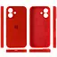 Чехол Epik Silicone Case Full Camera Protective AA для Apple iPhone 16, 6.1 Красный/Red - миниатюра 6