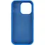 Чохол Epik Silicone Case Full Protective AA NO LOGO для Apple iPhone 16, 6.1 Синій/Capri Blue - мініатюра 4