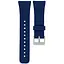 Ремінець силіконовий Tamister для годинника 20 мм Type С темно синій - мініатюра 1