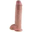 Фаллоимитатор King Cock 11" 29 см телесный - миниатюра 1
