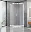Душевая кабина Dusel A-511 90x90x190 шиншилла, универсальная, матовый, хром, 90x90 - миниатюра 1