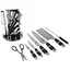 Набор ножей с подставкой 8 предметов Black (NS24SETKN) - миниатюра 5