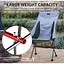 Складное высокое кресло Naturehike YL06 Alu Folding Moon Chair NH18Y060-Z (Серый) - миниатюра 6