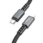 Кабель PD Hoco X85 Strength Type-C to Lightning 1 м черный - миниатюра 1