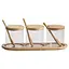 Набор банок на подставке Viva Bamboo с ложками (R350/4) - миниатюра 1