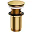 Донний клапан Omnires click-clack brushed gold A706GLB, Золотий - мініатюра 1
