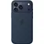 Чехол Silicone Case with Button, Animation & MagSafe для Apple iPhone 17 Pro Max Midnight AAA (153247) - миниатюра 1