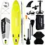 Надувная SUP доска THUNDER Planet 320 см с веслом Lime - мініатюра 1