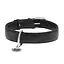 Ошейник для собак кожаный Waudog Glamour с QR-паспортом без украшений XL Ш 35 мм Д 46-60 см черный - миниатюра 3