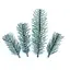 Штучна хвояHvoya гілочки ялинки для рукоділля блакитний 600 шт. - мініатюра 1