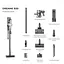 Вертикальний+ручний пилосос 2 в 1 Dreame Cordless Vacuum Cleaner R20 (VTV97A) - мініатюра 2