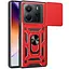 Чохол Ummi Camshield Serge Ring для Xiaomi Redmi Note 14 4G (Europe version) Червоний / Red - мініатюра 1