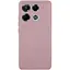 Чехол TPU GETMAN Liquid Silk Full Camera для Infinix Note 40 Pro 4G Розовый / Pink Sand - миниатюра 1