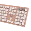 Клавиатура беспроводная 2E KS270 EN/UKR Pink/White (2E-KS270WBPN_UA) - миниатюра 1