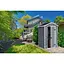 Садовый пластиковый домик Keter Manor 4x3 м серый - миниатюра 5