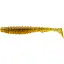 Силікон FishUP U-Shad 4" #036 - Caramel/Green & Black (8 шт/уп) - мініатюра 1