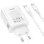 МЗП Hoco C162A Source PD40W (1USB-C) + кабель Type-C to Type-C White - мініатюра 4