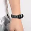 Комплект ремешков Tamister для фитнес-браслета Xiaomi Mi Band 8 и 9 Bead design Black-Silver - миниатюра 7