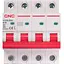 Модульный автоматический выключатель CNC YCB9-80M 4P C16 6ka - миниатюра 1