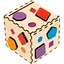 Кубик-сортер GoodPlay Кольорова фігурка (CUB-4-002) - мініатюра 1