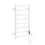 Электрический полотенцесушитель Volle Rondo 500*800мм blanco 9235.000007, Белый, Правое, Электронный - миниатюра 1