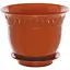 Вазон Santino Lilia з підставкою 2.5 л теракотовий (LIL25TER) - мініатюра 1
