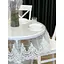 Силиконовая скатерть с молочным кружевом Арка Elit 150х120 см - миниатюра 1