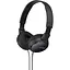 Навушники Sony On-ear MDR-ZX110 3.5 mini-jack чорні - мініатюра 1