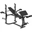 Набор Hop-Sport Premium 75кг со скамьей TX-020, штангами и гантелями - миниатюра 5