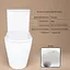 Унитаз-моноблок напольный Qtap Swan Ultra Quiet безободковый с сиденьем Soft-Close White QT16226080AW, Белый - миниатюра 3