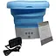 Пральна машина UKC портативна міні відро складане MA2000 White Blue (17477) - мініатюра 2