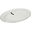 Тарілка Interos Снігова Королева порцелянова біла мілка овальна 25 см (223125-А) - мініатюра 1