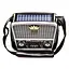 Радіоприймач Golon RX-455S Solar із сонячною панеллю чорний - мініатюра 1